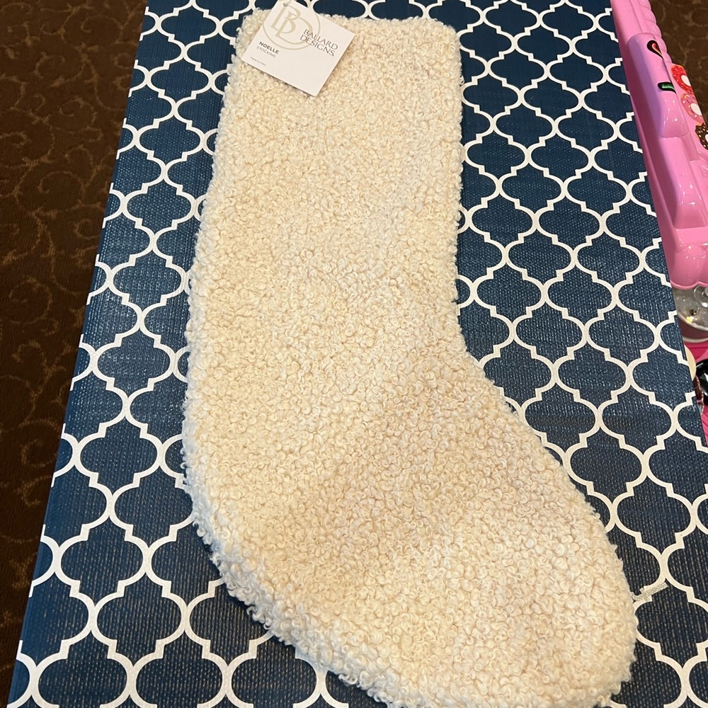 New Sherpa Christmas Stocking